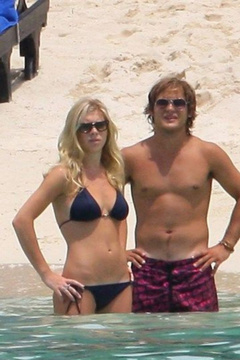 8. Chelsy Davy – blue bikini, 2008