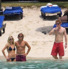 9. Chelsy Davy – blue bikini, 2008