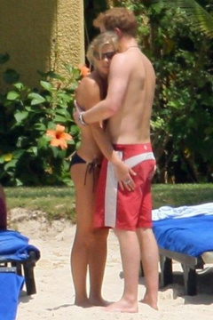 13. Chelsy Davy – blue bikini, 2008