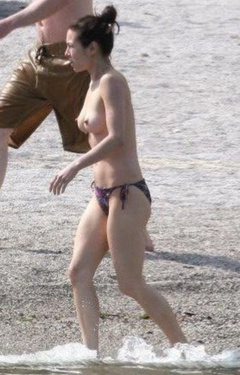 4. China Chow – Topless swimming, 2008