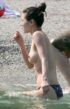 5. China Chow – Topless swimming, 2008