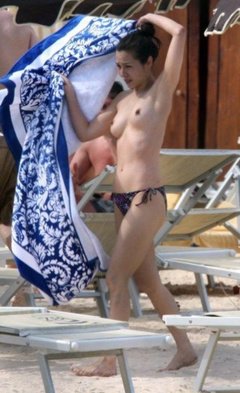 7. China Chow – Topless swimming, 2008