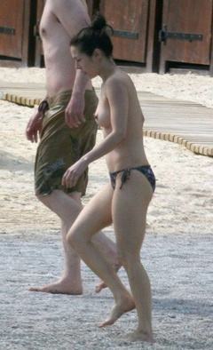 11. China Chow – Topless swimming, 2008