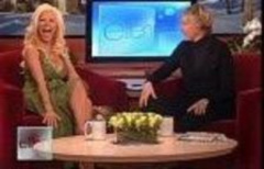5. Christina Aguilera Sexy – The Ellen DeGeneres Show, 2008