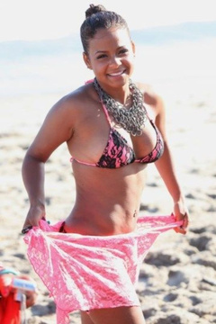 3. Christina Milian – Bikini in Malibu, 2011