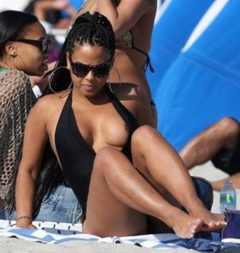 2. Christina Milian – Nip slip, 2013