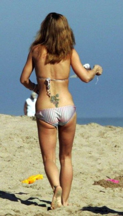 2. Christina Ricci – bikini at the beach, 2005