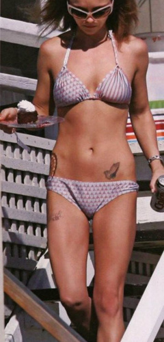 3. Christina Ricci – bikini at the beach, 2005