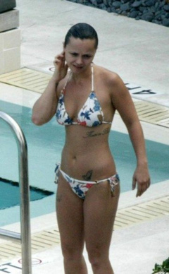 1. Christina Ricci – white bikini, 2006