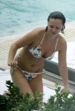 2. Christina Ricci – white bikini, 2006