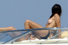 6. Cindy Crawford – topless on a yacht, 2008