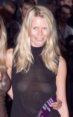 2. Claudia Schiffer – see through, 1999