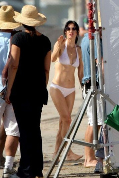 5. Courteney Cox – white bikini, 2009