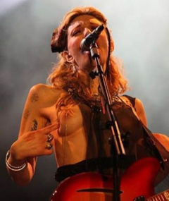 2. Courtney Love – boob flash, 2011