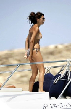 1. Danielle Bux  – Topless sunbathing, 2009