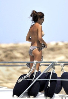 3. Danielle Bux  – Topless sunbathing, 2009