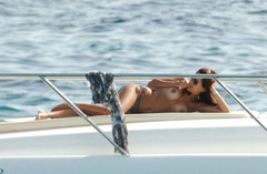 5. Danielle Bux  – Topless sunbathing, 2009