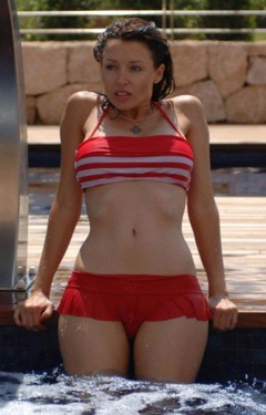 7. Dannii Minogue – black bikini, 2006