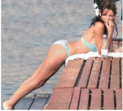 3. Dannii Minogue – blue bikini, 2005