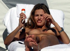 2. Edita Vilkeviciute – Naked sunbathing, 2008