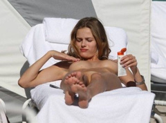 3. Edita Vilkeviciute – Naked sunbathing, 2008