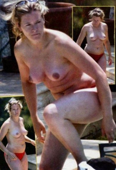 1. Edith Bowman – Topless sunbathing, 2003