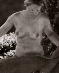 3. Edith Bowman – Topless sunbathing, 2003