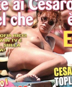 1. Elena Sofia Ricci – Topless sunbathing, 2006