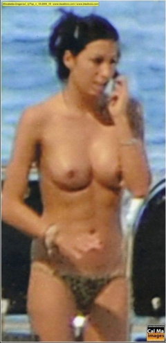 5. Elisabetta Gregoraci – Topless, 2009