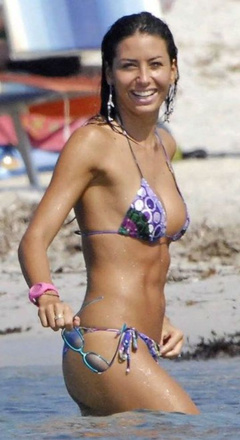 7. Elisabetta Gregoraci – bikini, 2008