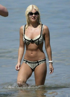 17. Elisha Cuthbert – bikini at the beach, 2008