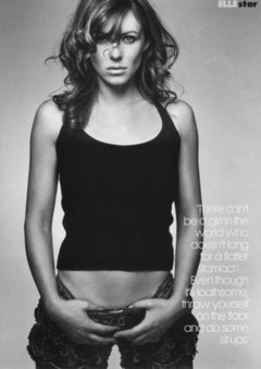 3. Elizabeth Hurley See-Through – ELLE, 2001
