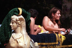 8. Elizabeth Hurley – Topless sunbathing, 2005
