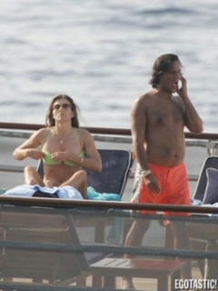 9. Elizabeth Hurley – Topless sunbathing, 2005
