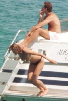 3. Elle Macpherson – Topless on a boat near St. Tropez, 2006