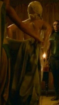 10. Emilia Clarke Naked – Game of Thrones, 2011
