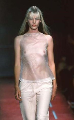 4. Emma Balfour – catwalk see through