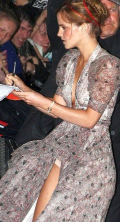 2. Emma Watson – panty flash, 2009