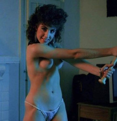 4. Esther Elise Naked – Hollywood Chainsaw Hookers, 1988