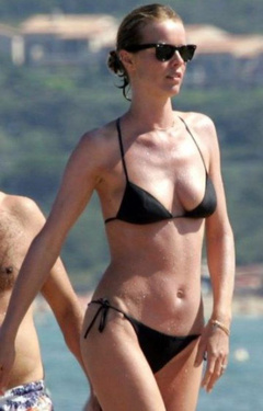 2. Eva Herzigova – black bikini, 2008