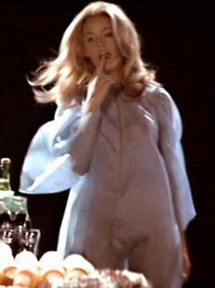 4. Farrah Fawcett Naked – Myra Breckinridge, 1970