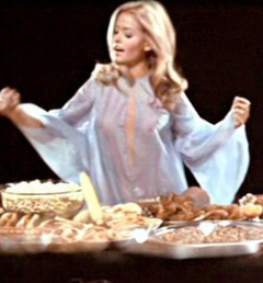 5. Farrah Fawcett Naked – Myra Breckinridge, 1970