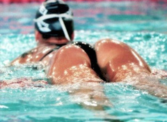 1. Franziska van Almsick Sexy – in the pool