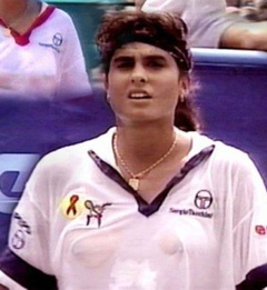 3. Gabriella Sabatini – see through
