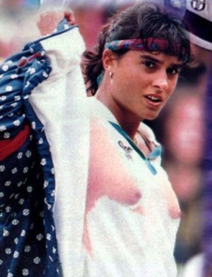 4. Gabriella Sabatini – see through