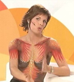 1. Geena Lisa Naked – bodypaint, 2005