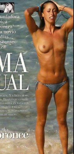 2. Gemma Mengual – Topless sunbathing, 2008