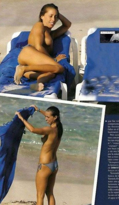8. Gemma Mengual – Topless sunbathing, 2008
