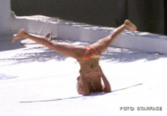 1. Geri Halliwell – Topless sunbathing, 2001