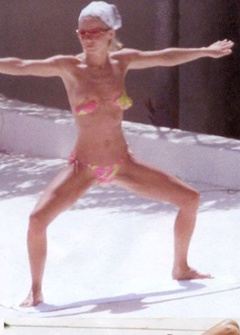 5. Geri Halliwell – Topless sunbathing, 2001